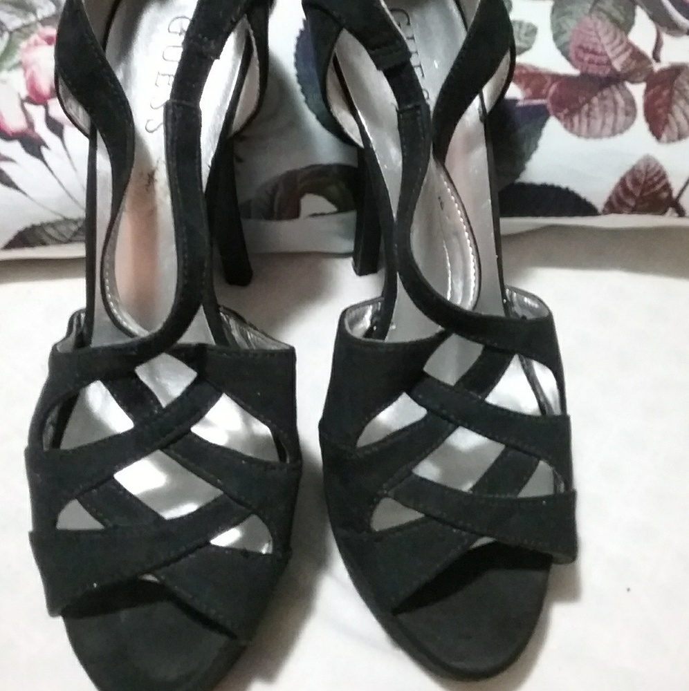 COPY - Black guess Suede Shoes